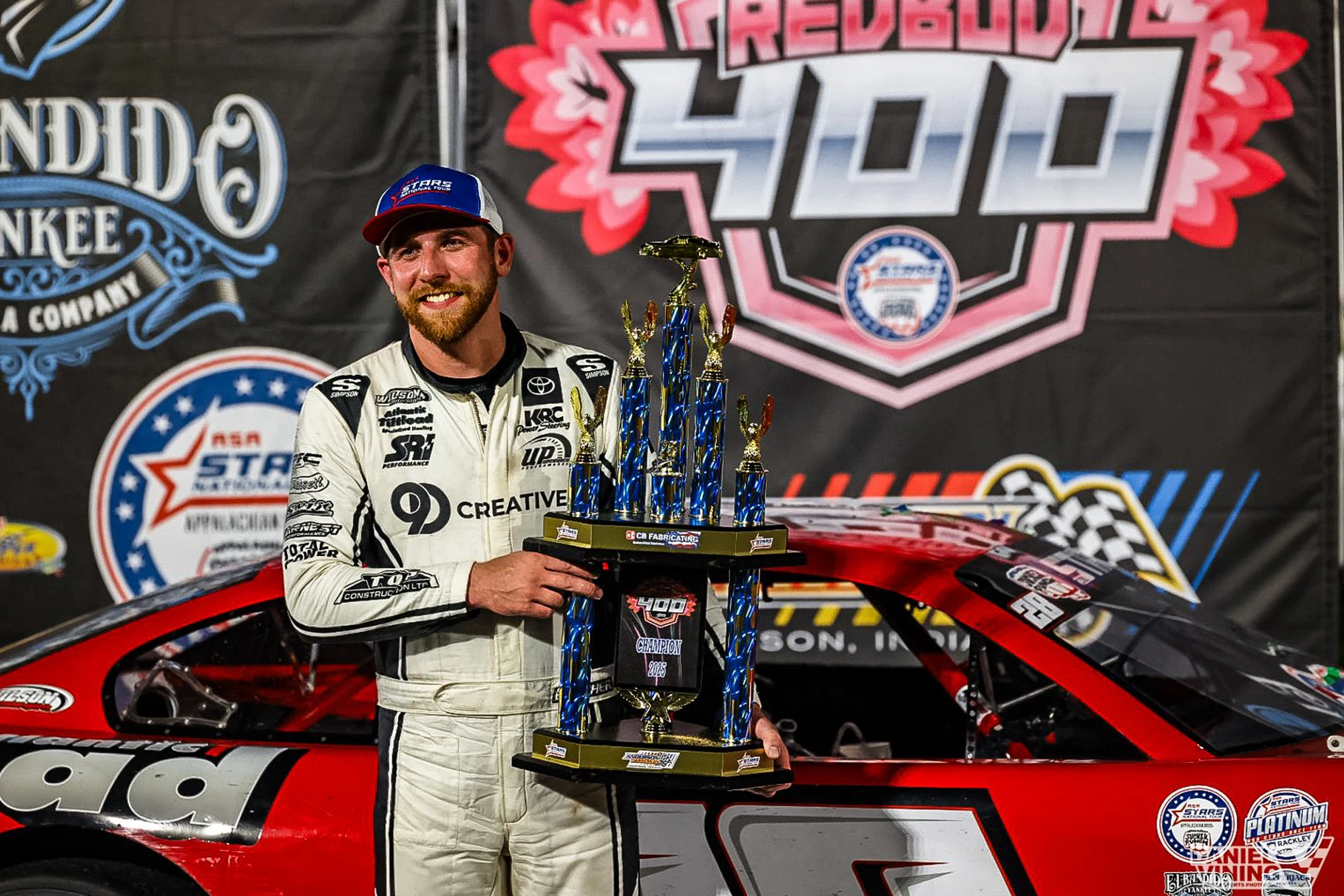 Featured image for “Cole Butcher wins the 59th Annual Redbud 400 at Anderson Speedway”