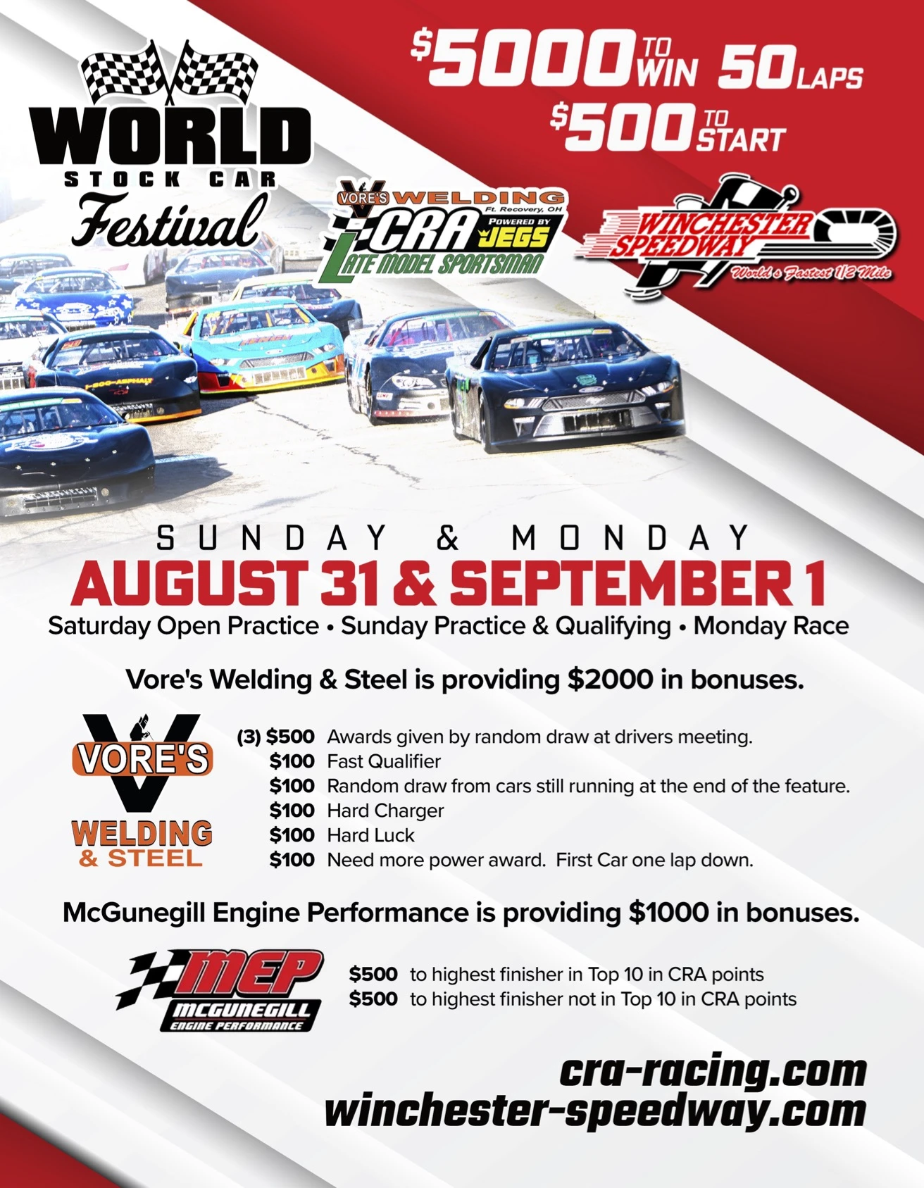 World Stock Car Festival Event Poster