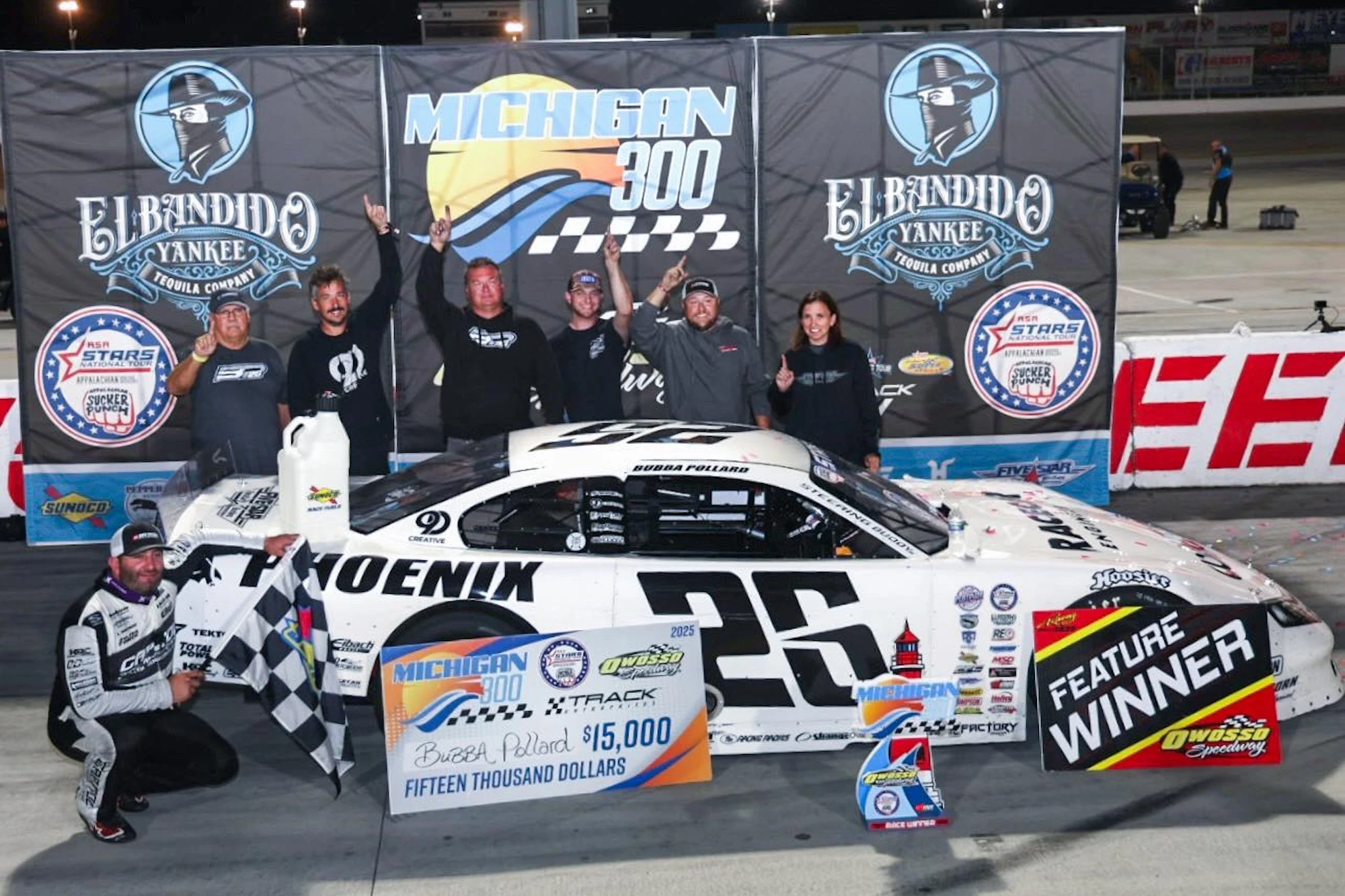 News: Bubba Pollard Stands Tall as the King of Michigan at Owosso Speedway / Click to Read