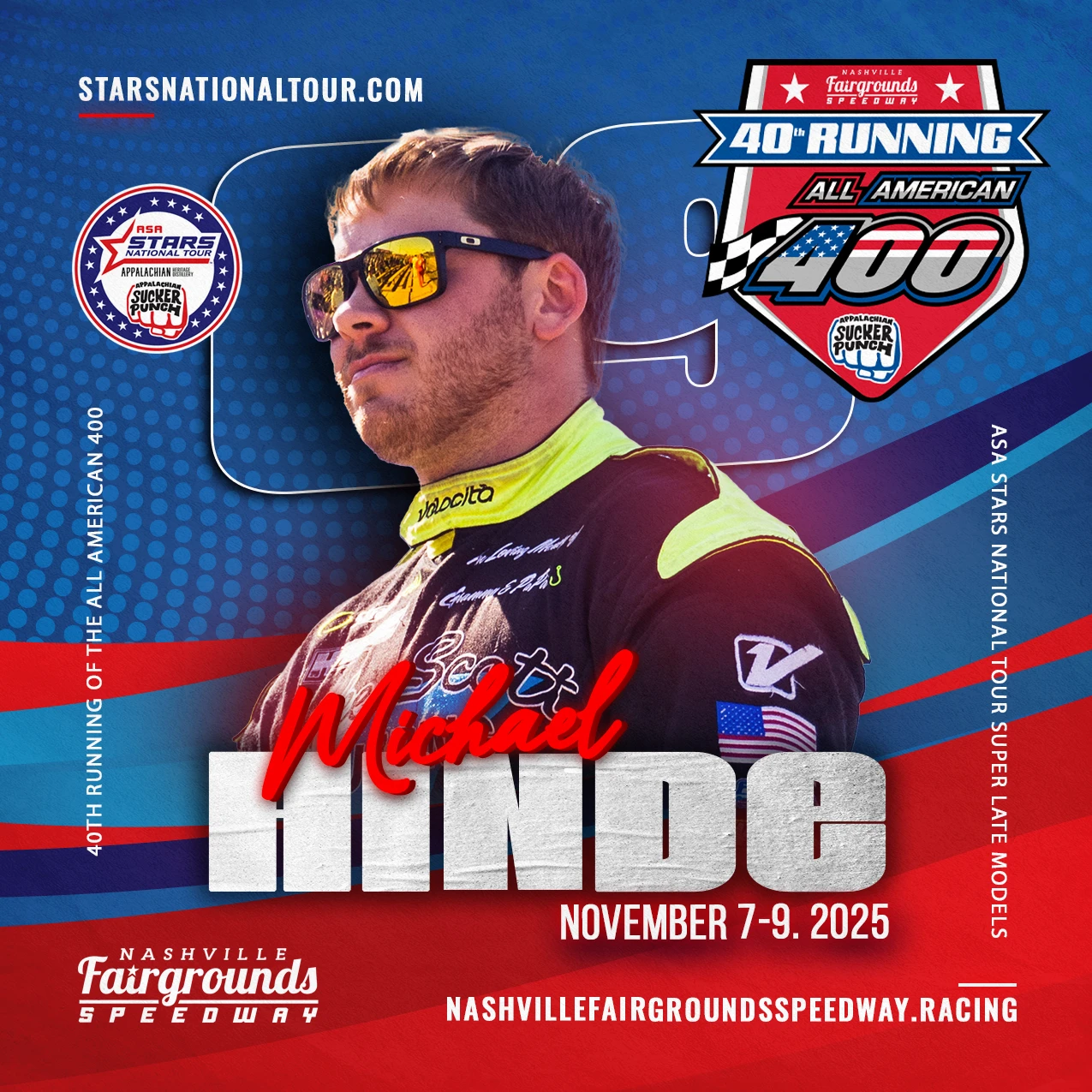Florida’s Michael Hinde Ready to Tackle the 40th Running of the All American 400 at Nashville Fairgrounds Speedway / 