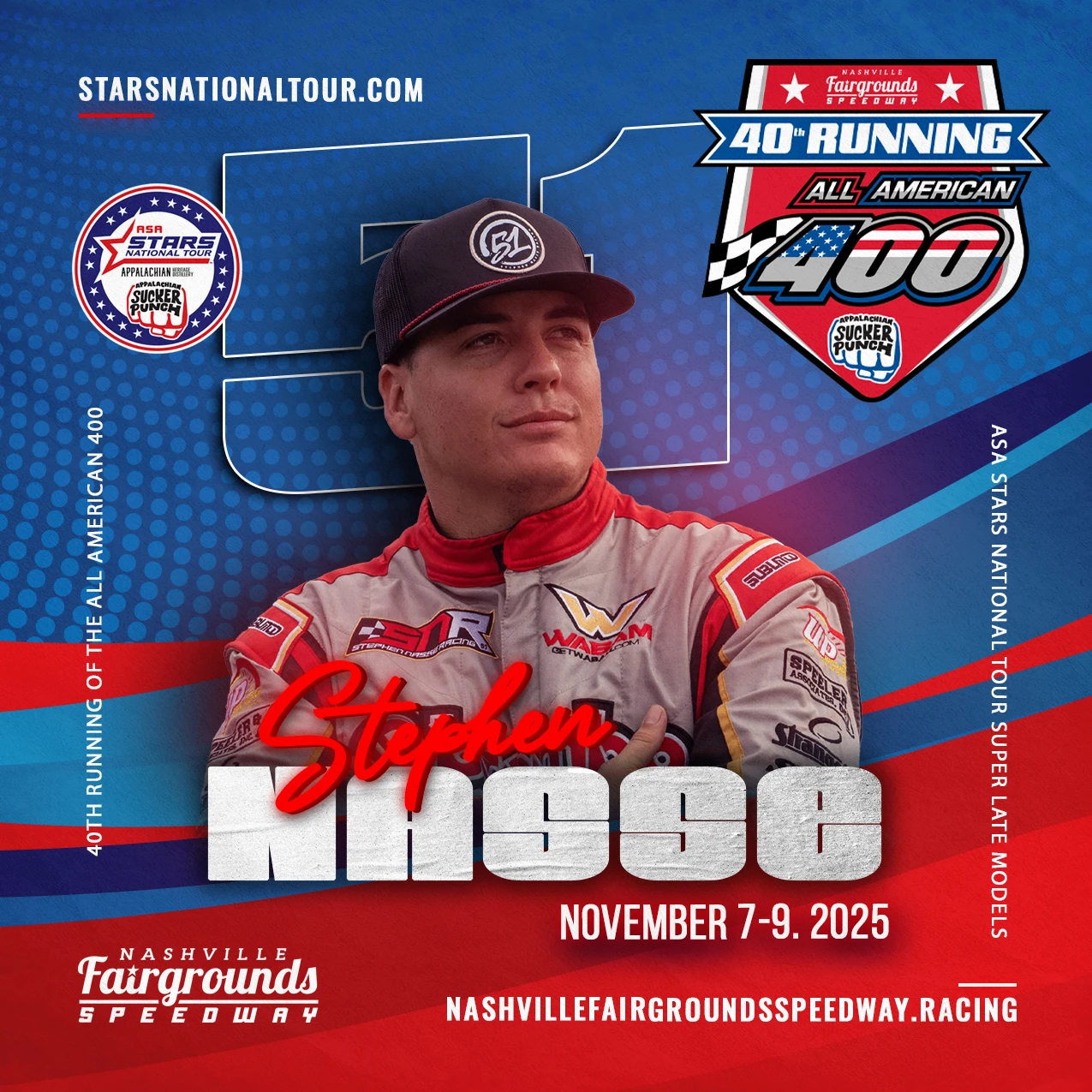 News: Former All American 400 Winner Stephen Nasse Returns to Nashville Fairgrounds Speedway / Click to Read