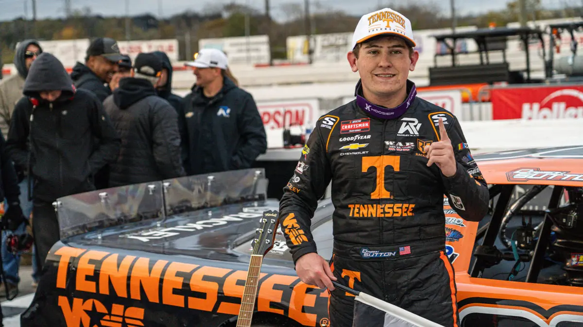Featured image for “Dawson Sutton Scores Hometown Victory in All American 400”