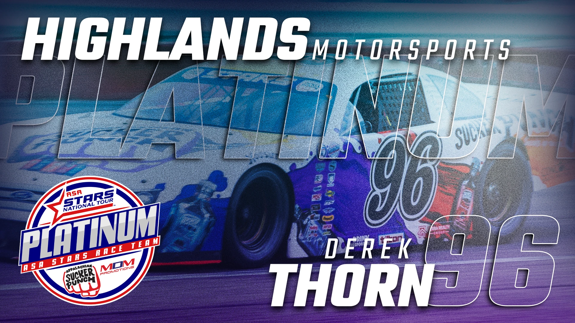 Featured image for “Highlands Motorsports and Derek Thorn Return to ASA STARS National Tour Platinum Program”