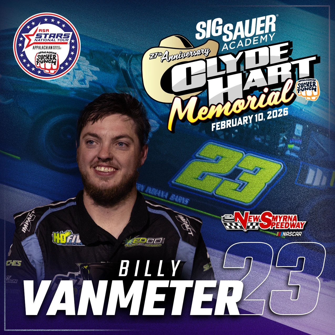 Featured image for “Billy VanMeter Joins Clyde Hart Memorial Field”