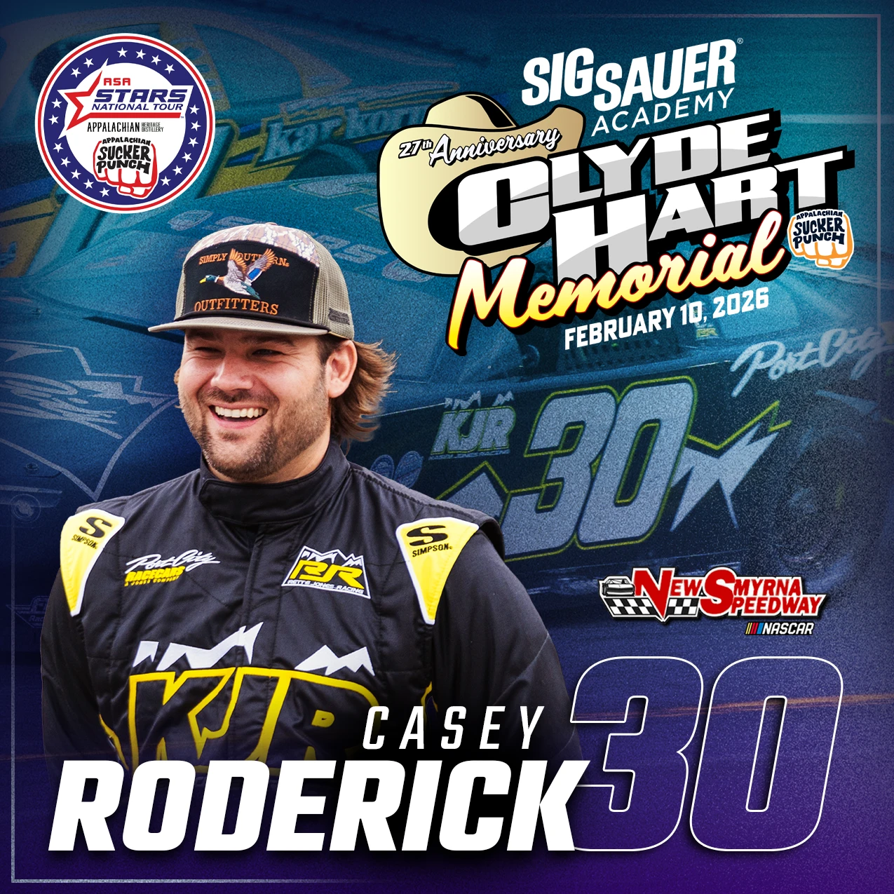 Featured image for “Roderick Adds Championship Firepower to Clyde Hart Memorial Lineup”