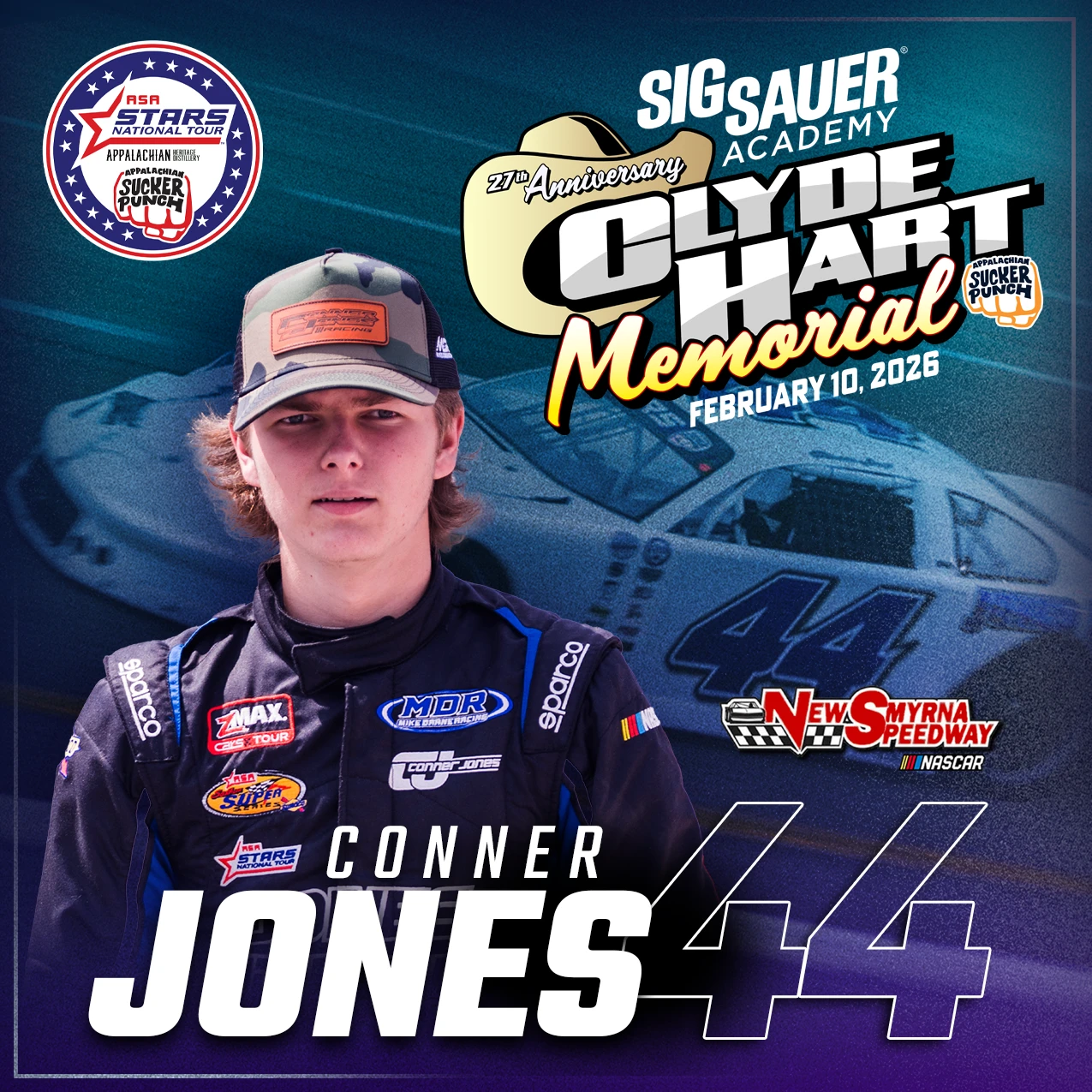 News: Conner Jones Set for Clyde Hart Memorial Showdown at New Smyrna / Click to Read