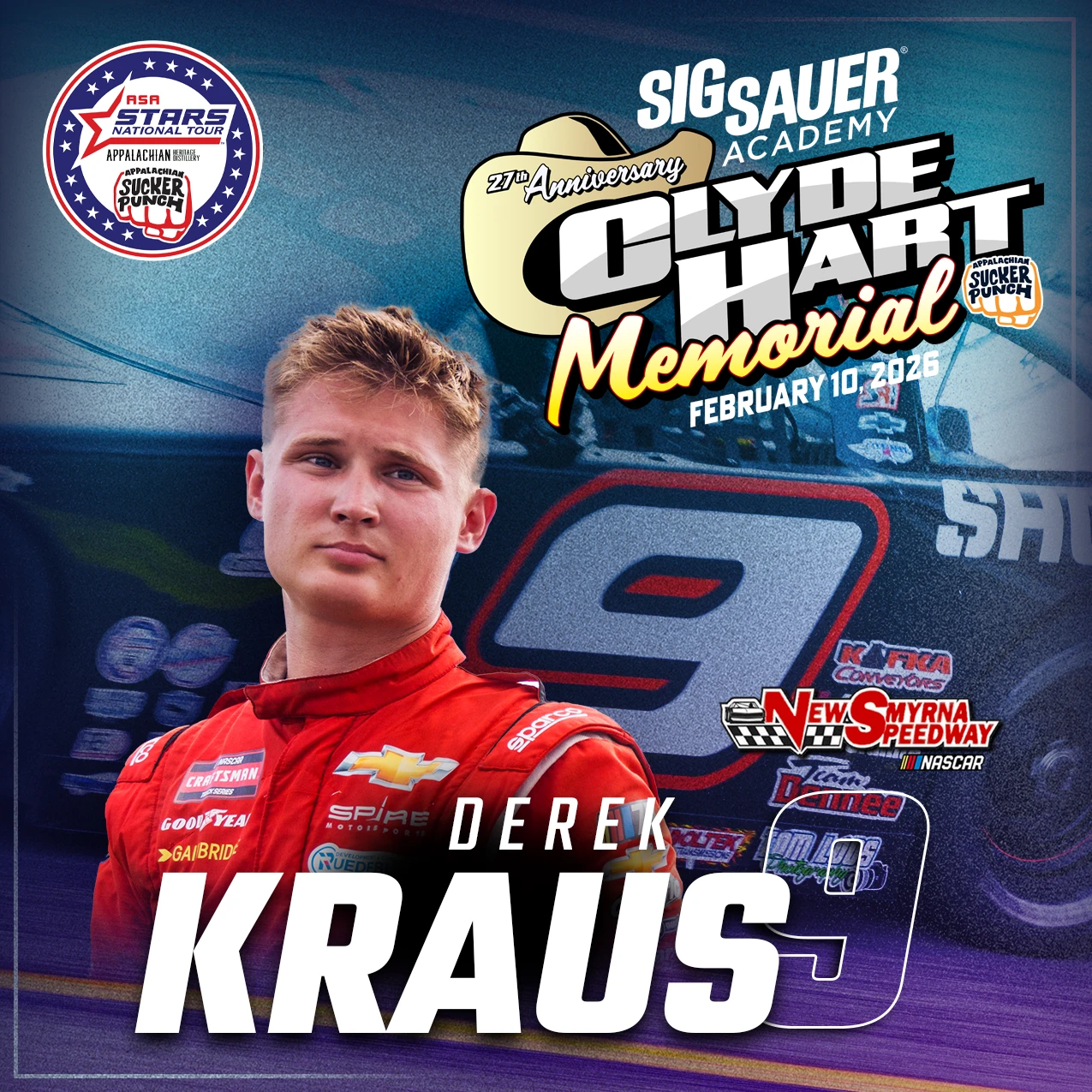 News: Derek Kraus Set for Clyde Hart Memorial Showdown at New Smyrna / Click to Read