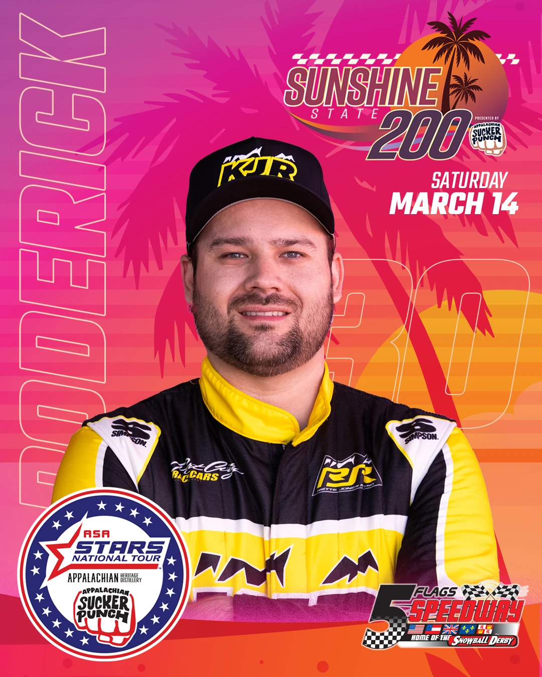 Featured image for “Casey Roderick Returns for 2026 Sunshine State 200 Presented by Appalachian Sucker Punch”