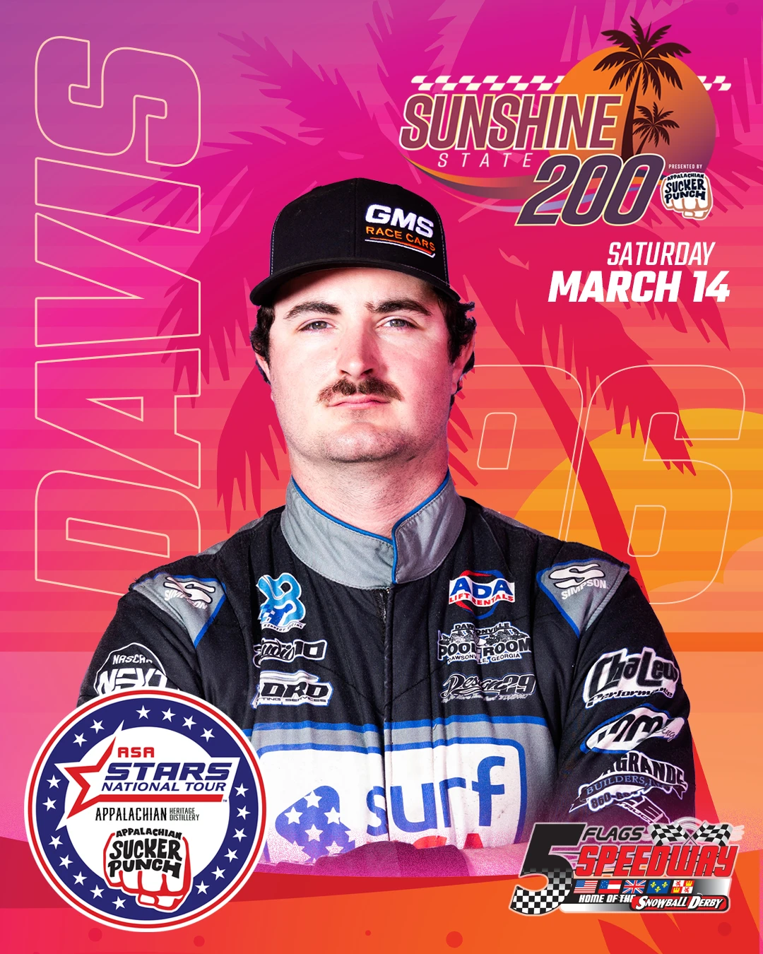 Featured image for “Davis Dials In for the Sunshine State 200 at Five Flags”