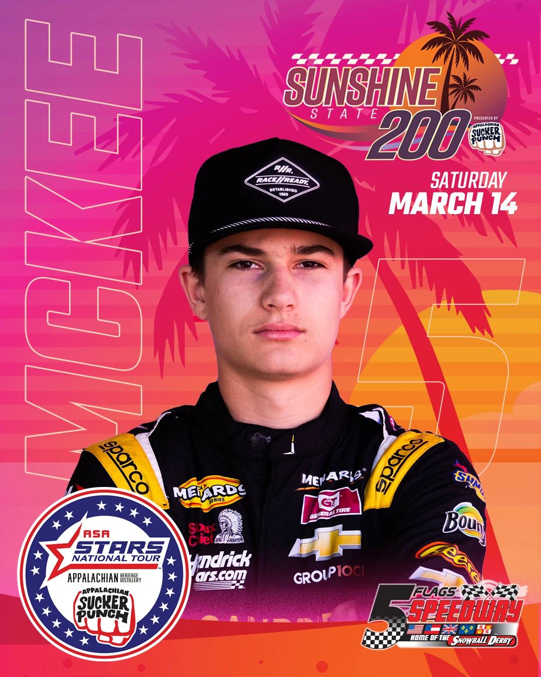 Featured image for “Tristan McKee Set to Compete in Sunshine State 200 at Five Flags Speedway”