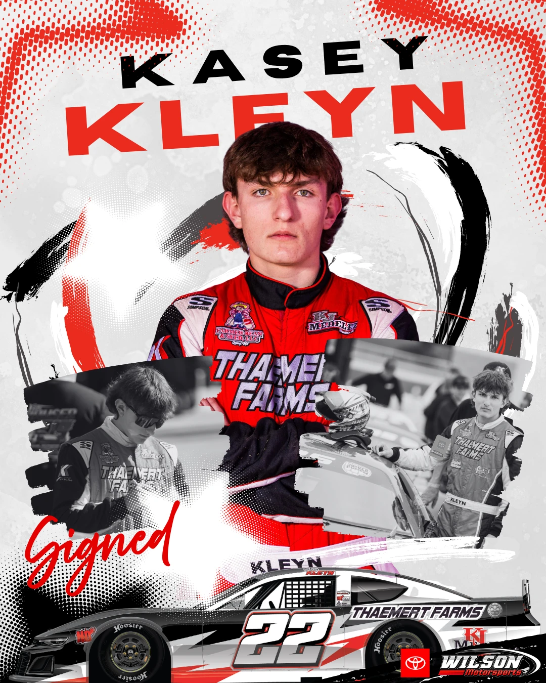 Featured image for “Wilson Motorsports Announces Kasey Kleyn for Three-Race Appalachian Sucker Punch ASA STARS National Tour Campaign”
